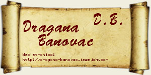 Dragana Banovac vizit kartica